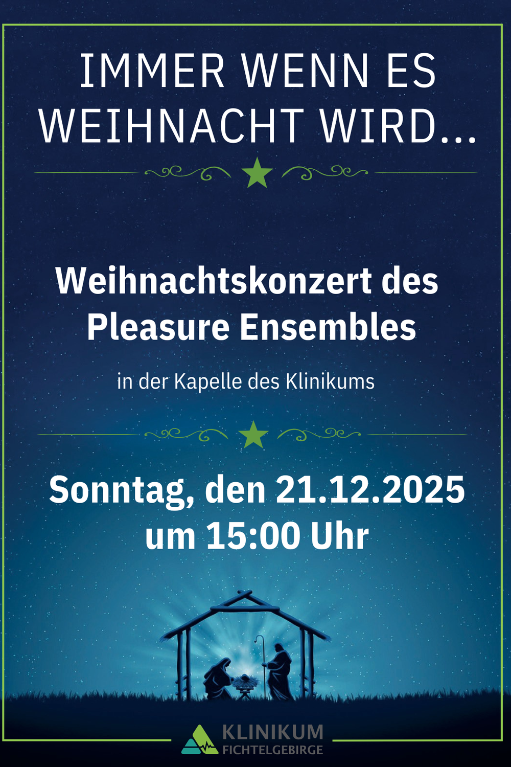 Weihnachtskonzert mit dem „Pleasure Ensemble“